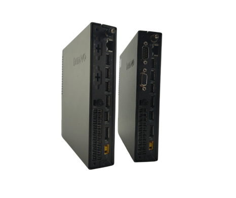 Неттоп Lenovo ThinkCentre M710q Tiny USFF / Intel Core i5-7400T (4 ядра по 2.4 - 3.0 GHz) / 4 GB DDR4 / 240 GB SSD / Intel HD Graphics 630 / VGA / Блок живлення
