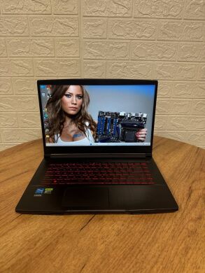 Ігровий ноутбук Б-клас MSI Thin GF63 12VE / 15.6" (1920x1080) IPS / Intel Core i5-12450H (8 (12) ядер по 3.3 - 4.4 GHz) / 8 GB DDR4 / 512 GB SSD / nVidia GeForce RTX 4050, 6 GB GDDR6, 96-bit / WebCam