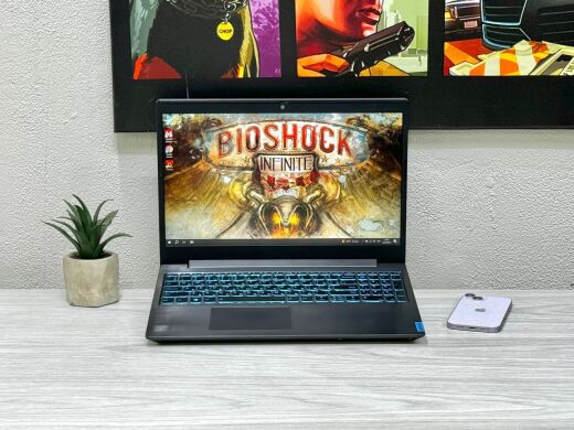 Ігровий ноутбук Б-клас Lenovo IdeaPad L340-15IRH Gaming / 15.6" (1920x1080) IPS / Intel Core i5-9300HF (4 (8) ядра по 2.4 - 4.1 GHz) / 16 GB DDR4 / 256 GB SSD M.2 + 1000 GB HDD / nVidia GeForce GTX 1650, 4 GB GDDR5, 128-bit / WebCam / Win 11 Home Ігровий ноутбук Б-клас Lenovo IdeaPad L340-15IRH Gaming / 15.6" (1920x1080) IPS / Intel Core i5-9300HF (4 (8) ядра по 2.4 - 4.1 GHz) / 16 GB DDR4 / 256 GB SSD M.2 + 1000 GB HDD / nVidia GeForce GTX 1650, 4 GB GDDR5, 128-bit / WebCam / Win 11 Home