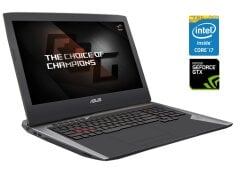 Ігровий ноутбук Asus ROG Strix G752VS / 17.3" (1920x1080) IPS / Intel Core i7-6820HK (4 (8) ядра по 2.7 - 3.6 GHz) / 32 GB DDR4 / 512 GB SSD / nVidia GeForce GTX 1070, 8 GB GDDR5, 256-bit / WebCam / DVD-ROM