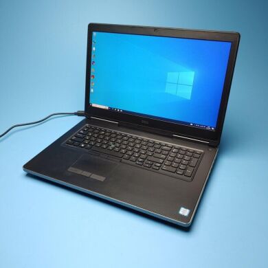 Мобільна робоча станція Dell Precision 7710 / 17.3" (1920x1080) IPS / Intel Core i7-6820HQ (4 (8) ядра по 2.7 - 3.6 GHz) / 32 GB DDR4 / 480 GB SSD / nVidia Quadro M3000M, 4 GB GDDR5, 256-bit / WebCam / Win10 Pro
