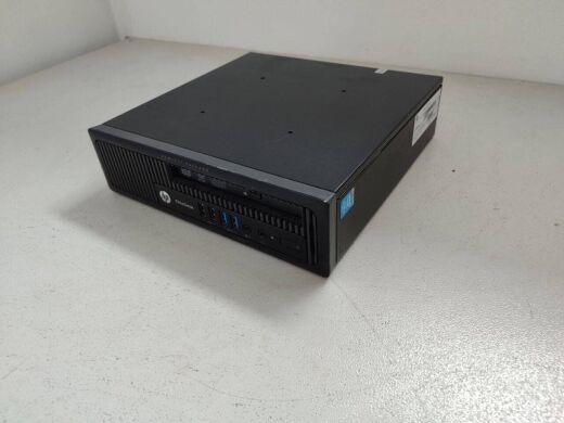 Неттоп HP EliteDesk 800 G1 USFF / Intel Core i5-4690S (4 ядра по 3.2 - 3.9 GHz) / 8 GB DDR3 / 128 GB SSD / Intel HD Graphics 4600 / DVD-ROM