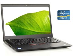 Ультрабук Lenovo ThinkPad T470s / 14" (1920x1080) IPS / Intel Core i5-6300U (2 (4) ядра по 2.4 - 3.0 GHz) / 8 GB DDR4 / 240 GB SSD / Intel HD Graphics 520 / WebCam