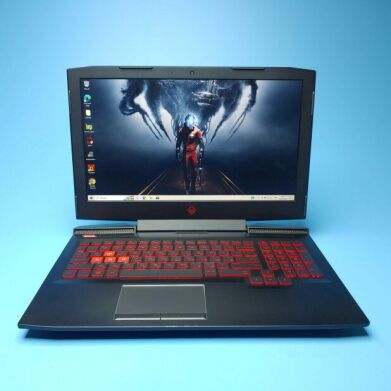 Ігровий ноутбук HP Omen 15-ce019dx / 15.6" (1920x1080) IPS / Intel Core i7-7700HQ (4 (8) ядра по 2.8 - 3.8 GHz) / 16 GB DDR4 / 128 GB SSD + 1000 GB HDD / nVidia GeForce GTX 1050 Ti, 4 GB GDDR5, 128-bit / WebCam / Win 10 Home