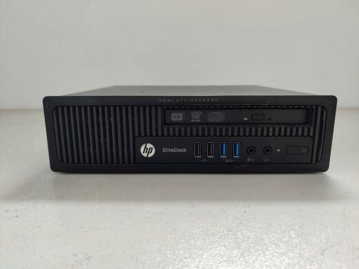 Неттоп HP EliteDesk 800 G1 USFF / Intel Core i5-4690S (4 ядра по 3.2 - 3.9 GHz) / 8 GB DDR3 / 128 GB SSD / Intel HD Graphics 4600 / DVD-ROM