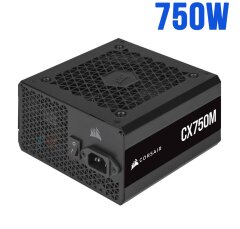 Блок живлення Corsair CX750M / 750W / 20+4, 4+4, 4x6+2 pin