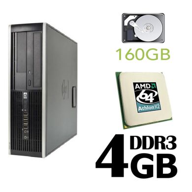 HP 6005 SFF / AMD Athlon X2 220 (2 ядра по 2.8 GHz) / 4GB DDR3 / 160GB HDD 