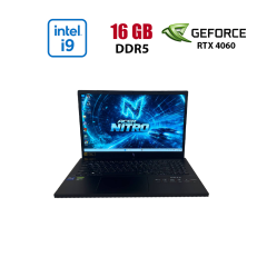 Ігровий ноутбук Acer Nitro V15 ANV15‑51 / 15.6" (1920x1080) IPS / Intel Core i9-13900HX (24 (32) ядер по 3.9 - 5.4 GHz) / 16 GB DDR5 / 1000 GB SSD / nVidia GeForce RTX 4060, 8 GB GDDR6, 128-bit / WebCam