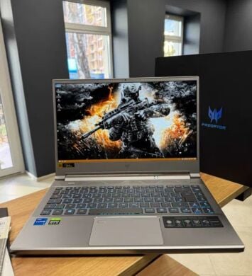 Ігровий ультрабук Acer Predator Triton 300 SE / 14" (1920x1080) IPS / Intel Core i5-11300H (4 (8) ядра по 2.6 - 4.4 GHz) / 16 GB DDR4 / 512 GB SSD / nVidia GeForce RTX 3060, 6 GB GDDR6, 192-bit / WebCam / Win 10 Home