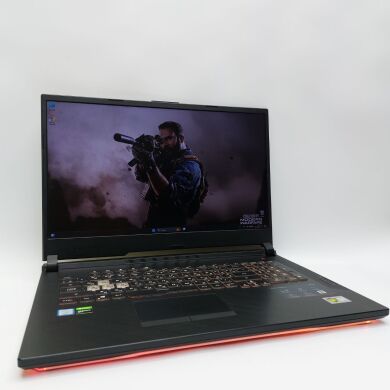 Игровой ноутбук Asus Rog Strix / 15.6" (1920x1080) IPS / Intel Core i7-9750H (6 (12) ядер по 2.6 - 4.5 GHz) / 16 GB DDR4 / 256 GB SSD + 1000 GB HDD / nVidia GeForce GTX 1650, 4 GB GDDR6, 128-bit / WebCam / Windows 11 Pro