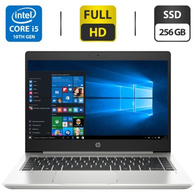 Игровой ноутбук Б-класс HP ProBook 440 G7 / 14" (1920x1080) IPS / Intel Core i5-10210U (4 (8) ядра по 1.6 - 4.2 GHz) / 16 GB DDR4 / 256 GB SSD / nVidia GeForce MX250, 2 GB GDDR5, 64-bit / WebCam / HDMI