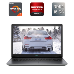 Игровой ноутбук Dell G5 5505 / 15.6" (1920x1080) IPS / AMD Ryzen 5 4600H (6 (12) ядер по 3.0 - 4.0 GHz) / 16 GB DDR4 / 1000 GB SSD / AMD Radeon RX 5600M, 6 GB GDDR6, 192-bit / USB Type-C / Windows 10