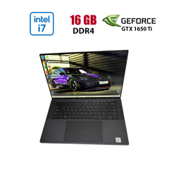Игровой ноутбук Dell XPS 15 9500 / 15.6" (1920x1200) IPS / Intel Core i7-10875H (8 (16) ядер по 2.3 - 5.1 GHz) / 16 GB DDR4 / 512 GB SSD / nVidia GeForce GTX 1650 Ti, 4 GB GDDR6, 128-bit / WebCam