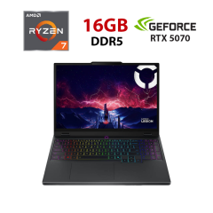 Ігровий ноутбук Lenovo Legion 15AKP10 / 15.1" (2560x1600) OLED / Ryzen AI 7 350 (8 (16) ядер по 2.0 - 5.0 GHz) / 16 GB DDR5 / 960 GB SSD / nVidia GeForce RTX 5070, 8 GB GDDR7, 128-bit / WebCam