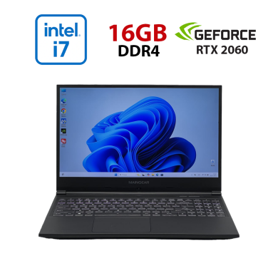 Ігровий ноутбук Maingear MG-VCTR002-2060 / 15.6" (1920x1080) IPS / Intel Core i7-10750H (6 (12) ядра по 2.6 - 5.0 GHz) / 16 GB DDR4 / 960 GB SSD / nVidia GeForce RTX 2060, 6 GB GDDR6, 192-bit / WebCam