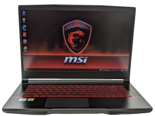 Ігровий ноутбук MSI MS-16W2 / 15.6" (1920x1080) IPS / Intel Core i5-10200H (4 (8) ядра по 2.4 - 4.1 GHz) / 8 GB DDR4 / 512 GB SSD M.2 / nVidia GeForce RTX 3060, 6 GB GDDR6, 192-bit / WebCam