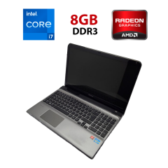 Ігровий ноутбук Sony SVE156 / 15.6" (1366x768) TN / Intel Core i7-3720QM (4 (8) ядра 2.6 - 3.6 GHz) / 8 GB DDR3 / 120 GB HDD / AMD Radeon HD 7500M, 2 GB GDDR5 128-bit / WebCam