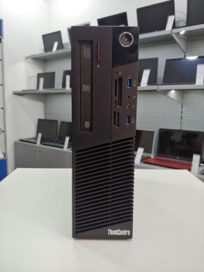 Компьютер Lenovo ThinkCentre M93p / Intel Core i5-4590 (4 ядра по 3.3 - 3.7 GHz) / 8 GB DDR3 / 500 GB HDD / nVidia GeForce GT 620M, 1 GB DDR3, 64-bit / DVD-RW / USB 3.0 / DP