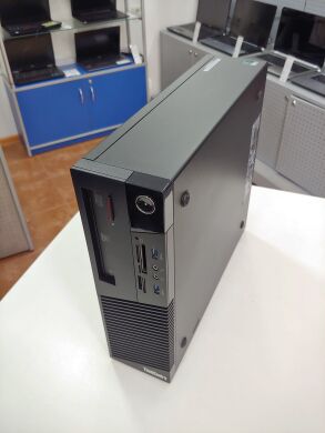 Компьютер Lenovo ThinkCentre M93p / Intel Core i5-4590 (4 ядра по 3.3 - 3.7 GHz) / 8 GB DDR3 / 500 GB HDD / nVidia GeForce GT 620M, 1 GB DDR3, 64-bit / DVD-RW / USB 3.0 / DP