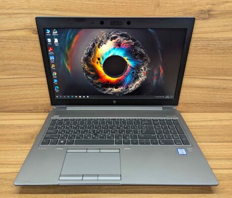 Мобильная рабочая станция Б-класс HP zBook 15 G6 / 15.6" (1920x1080) IPS / Intel Core i7-9750H (6 (12) ядер по 2.6 - 4.5 GHz) / 16 GB DDR4 / 480 GB SSD + 256 GB SSD / nVidia Quadro T2000, 4 GB GDDR5, 128-bit / WebCam / Fingerprint / Windows 10