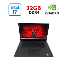 Мобильная рабочая станция Dell Precision 5540 / 15.6" (1920x1080) IPS Touch / Intel Core i7-9750H (6 (12) ядер по 2.6 - 4.5 GHz) / 32 GB DDR4 / 512 GB SSD / nVidia Quadro T2000, 4 GB GDDR5, 128-bit / WebCam