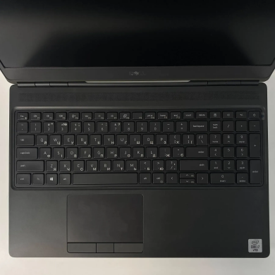Мобільна робоча станція Dell Precision 7550 / 15.6" (1920x1080) IPS / Intel Core i7-10850H (6 (12) ядер по 2.7 - 5.1 GHz) / 32 GB DDR4 / 512 GB SSD / nVidia Quadro T2000, 4 GB GDDR5, 128-bit / WebCam