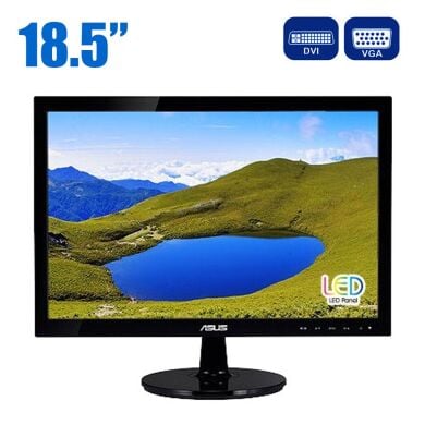 Монітор ASUS VS197N / 18.5" (1366x768) TN+Film / VGA, DVI / VESA 75x75 