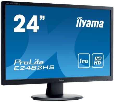 Монитор Iiyama ProLite E2482 / 24" (1920x1080) TN / VGA, DVI, Audio