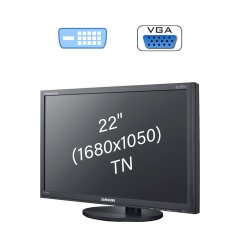 Монитор Samsung B2240W / 22" (1680x1050) TN / 1x DVI, 1x VGA