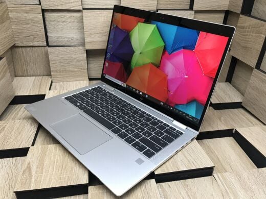 Ноутбук-трансформер Б-класс HP EliteBook x360 1030 G3 / 13.3" (1920x1080) IPS Touch / Intel Core i5-8350U (4 (8) ядра по 1.7 - 3.6 GHz) / 8 GB DDR3 / 256 GB SSD M.2 / Intel UHD Graphics 620 / WebCam / HDMI