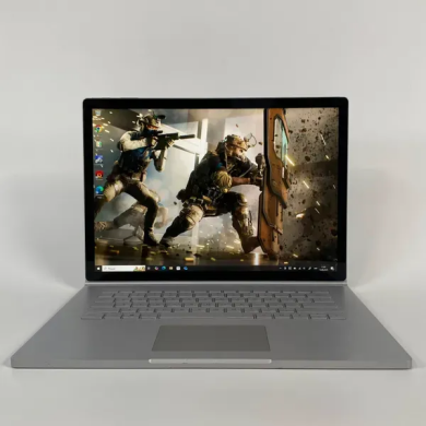 Ноутбук-трансформер Б-класс Microsoft Surface Book 2 / 15" (3240x2160) IPS Touch / Intel Core i7-8650U (4 (8) ядра по 1.9 - 4.2 GHz) / 16 GB DDR3 / 256 GB SSD / nVidia GeForce GTX 1060, 6 GB GDDR5, 192-bit / USB Type-C / WebCam