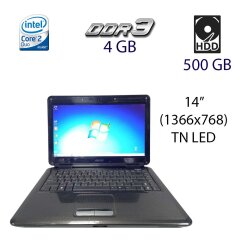 Ноутбук Asus K40IJ / 14" (1366x768) TN LED / Intel Core 2 Duo E4500 (2 ядра по 2.2 GHz) / 4 GB DDR3 / 500 GB HDD / WebCam / DVD-RW