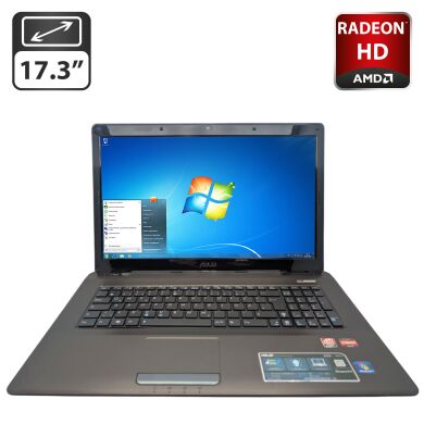 Ноутбук Asus X72D / 17.3" (1600x900) TN / AMD Phenom II X3 N830 (3 ядра по 2.1 GHz) / 8 GB DDR3 / 320 GB HDD / AMD Radeon HD 5470, 1 GB GDDR3, 64-bit / WebCam / DVD-ROM Ноутбук Asus X72D / 17.3" (1600x900) TN / AMD Phenom II X3 N830 (3 ядра по 2.1 GHz) / 8 GB DDR3 / 320 GB HDD / AMD Radeon HD 5470, 1 GB GDDR3, 64-bit / WebCam / DVD-ROM