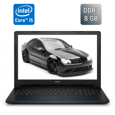 Ноутбук Б-класс Dell Latitude 3560 / 15.6" (1366x768) TN / Intel Core i5-5200U (2 (4) ядра по 2.2 - 2.7 GHz) / 8 GB DDR3 / 240 GB SSD / Intel HD Graphics 5500 / WebCam / Windows 10