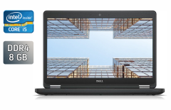 Ноутбук Б-клас Dell Latitude E5470 / 14" (1366x768) TN / Intel Core i5-6300U (2 (4) ядра по 2.4 - 3.0 GHz) / 8 GB DDR4 / 240 GB SSD / Intel HD Graphics 520 / WebCam / HDMI / Windows 10