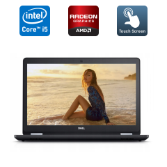 Ноутбук Dell Latitude E5570 / 15.6" (1920x1080) IPS Touch / Intel Core i5-6300U (2 (4) ядра по 2.4 - 3.0 GHz) / 8 GB DDR4 / 256 GB SSD / AMD Radeon R7 M360, 2 GB DDR3, 64-bit / WebCam / Windows 10