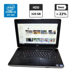 Ноутбук Dell Latitude E6430 ATG / 14" (1366x768) TN Touch / Intel Core i5-3340M (2 (4) ядра по 2.7 - 3.4 GHz) / 4 GB DDR3 / 320 GB HDD / Intel HD Graphics 4000 / Посилений АКБ / DVD-ROM
