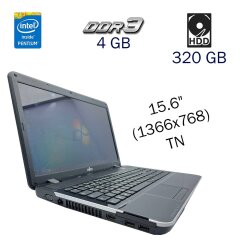 Ноутбук Fujitsu LifeBook AH531 / 15.6" (1366x768) TN / Intel Pentium B940 (2 ядра по 2.0 GHz) / 4 GB DDR3 / 320 GB HDD / Intel HD Graphics 2nd Generation / WebCam