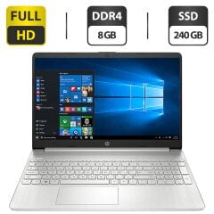 Ноутбук HP 15-dy2021nr / 15.6" (1920x1080) IPS / Intel Core i5-1135G7 (4 (8) ядра по 4.2 GHz) / 8 GB DDR4 / 240 GB SSD / Intel Iris Xe Graphics / WebCam