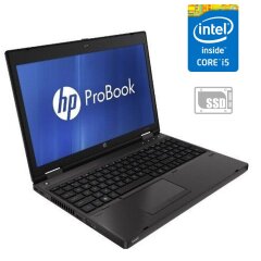 Ноутбук HP ProBook 6570b / 15.6" (1600x900) TN / Intel Core i5-3320M (2 (4) ядра по 2.6 - 3.3 GHz) / 4 GB DDR3 / 128 GB SSD / Intel HD Graphics 4000 / WebCam