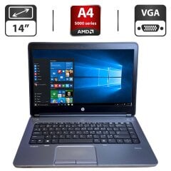 Ноутбук HP ProBook MT41 / 14" (1366x768) TN / AMD A4-5150M (2 ядра по 2.7 - 3.3 GHz) / 4 GB DDR3 / 250 GB HDD / AMD Radeon HD 8350G