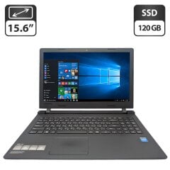 Ноутбук Lenovo B50-10 / 15.6" (1366x768) TN / Intel Celeron N3060 (2 ядра по 1.6 - 2.4 GHz) / 8 GB DDR3 / 120 GB SSD / Intel HD Graphics / WebCam