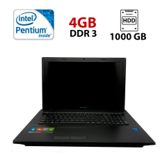 Ноутбук Lenovo G700 / 17.3" (1600x900) TN / Intel Pentium 2020M (2 ядра по 2.4 GHz) / 4 GB DDR3 / 1000 GB HDD / Intel HD Graphics / WebCam / АКБ не держит