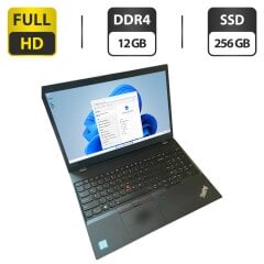 Ноутбук Б-класс Lenovo ThinkPad T580 / 15.6" (1920x1080) IPS / Intel Core i5-8250U (4 (8) ядра по 1.6 - 3.4 GHz) / 12 GB DDR4 / 256 GB SSD / Intel UHD Graphics 620 / WebCam