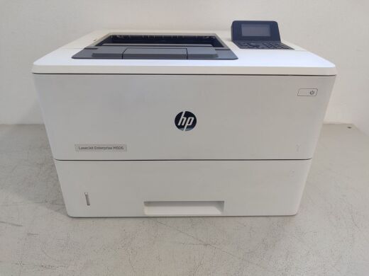 Принтер HP LaserJet Enterprise M506 / Лазерная монохромная печать / 1200x1200 dpi / A4 / 43 стр/мин / USB 2.0, Ethernet / Дуплекс / Кабели подключения