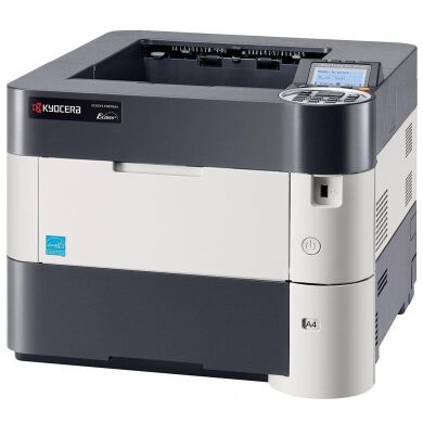Принтер Kyocera Ecosys P3045DN / Лазерная монохромная печать / 1200x1200 dpi / A4 / 45 стр/мин / USB, Ethernet / Дуплекс / Дополнительный лоток / Кабели в комплекте