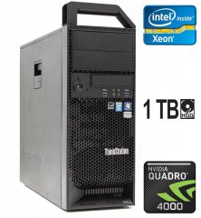 Рабочая станция Lenovo ThinkStation S30 Tower / Intel Xeon E5-1650 (6 (12) ядер по 3.2 - 3.8 GHz) / 32 GB DDR3 / 1000 GB HDD / nVidia Quadro 4000, 2 GB GDDR5, 256-bit / 610W / DVI / DisplayPort