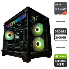Сборка под заказ: новый игровой ПК AeroCool Dryft Mini Tower / AMD Ryzen 7 7800X3D (8 (16) ядер по 4.2 - 5.0 GHz) / 32 GB DDR5 / 2000 GB SSD M.2 / nVidia GeForce RTX 5070, 12 GB GDDR7, 192-bit / 750W