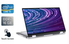 Ультрабук-трансформер Dell Latitude 9520 / 15.6" (1920x1080) IPS Touch / Intel Core i5-1145G7 (4 (8) ядра по 2.6 - 4.4 GHz) / 16 GB DDR4 / 256 GB SSD / Intel Iris Xe Graphics / WebCam / Windows 11
