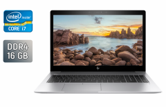 Ультрабук Б-клас HP EliteBook 850 G5 / 15.6" (1920x1080) IPS / Intel Core i7-7600U (2 (4) ядра по 2.8 - 3.9 GHz) / 16 GB DDR4 / 512 GB SSD / Intel HD Graphics 620 / HDMI / Fingerprint / Windows 10